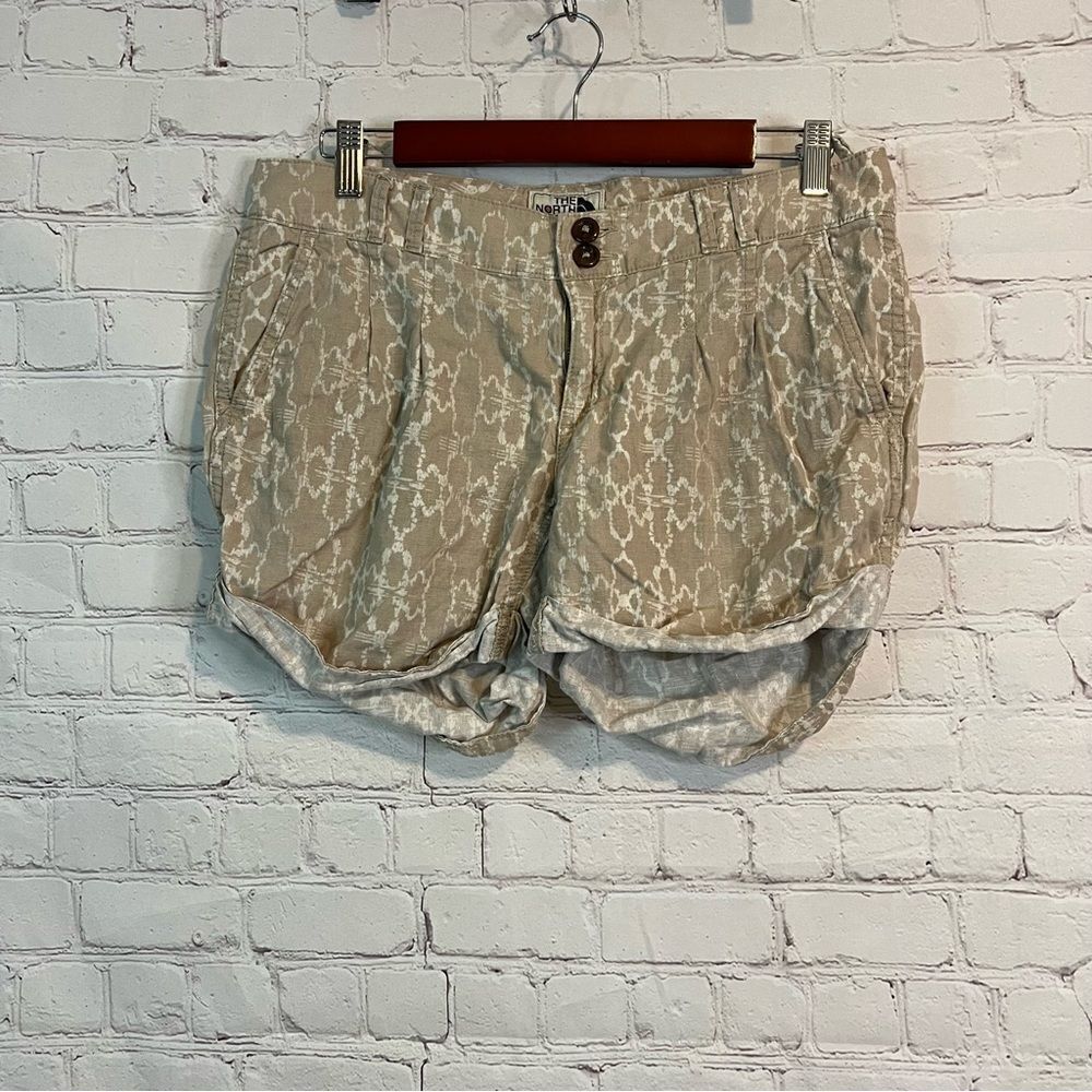 The North Face Linen Blend Shorts size 8